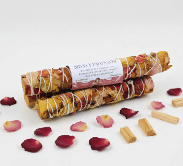 Sahúmo Mezcla de Rosas y Palo Santo