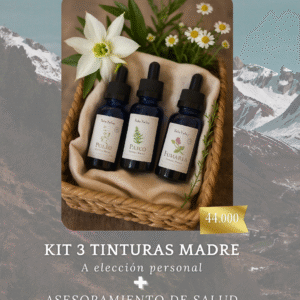 Combo 3 tinturas madre y asesoramiento